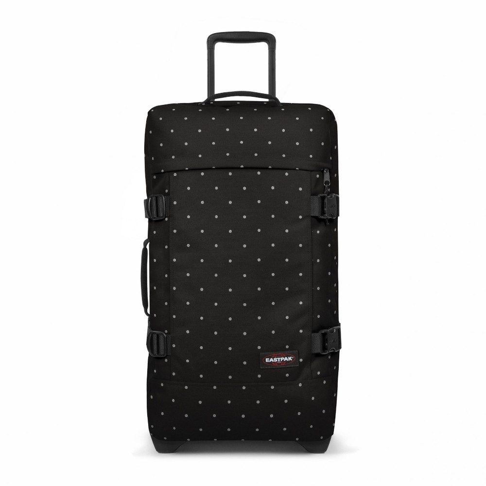 Eastpak Weichgepäck-Trolley EASTPAK Trolley Tranverz M DotsBlackSilver 78L EK000062L6W3 schwarz TS, 2 Rollen