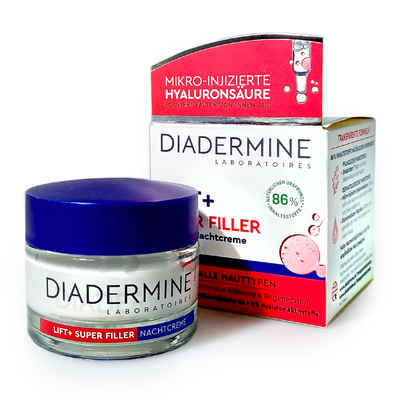 Diadermine Nachtcreme Diadermine Lift+ Super Filler Anti-Age Nachtcreme, 50 ml