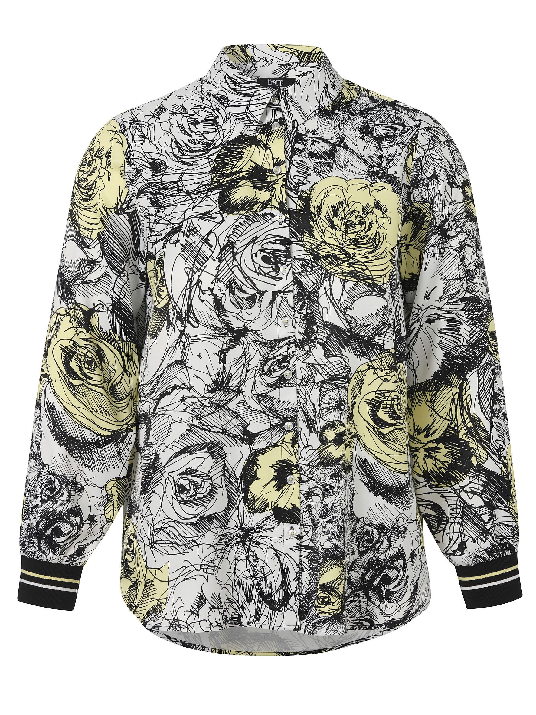 FRAPP Klassische Bluse in großen Größen günstig online kaufen