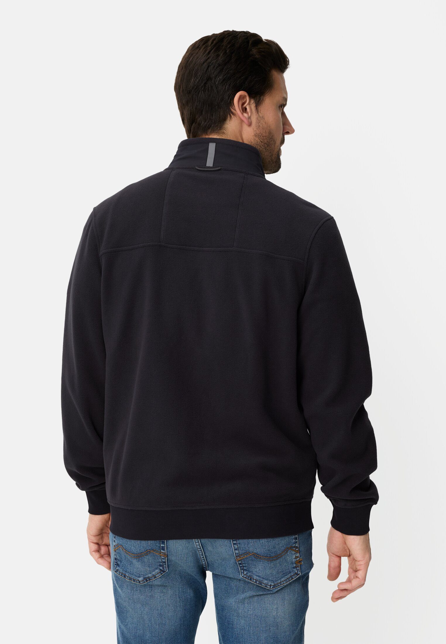 camel active Sweatjacke Sweatjacke mit reflektierenden Details Langarm