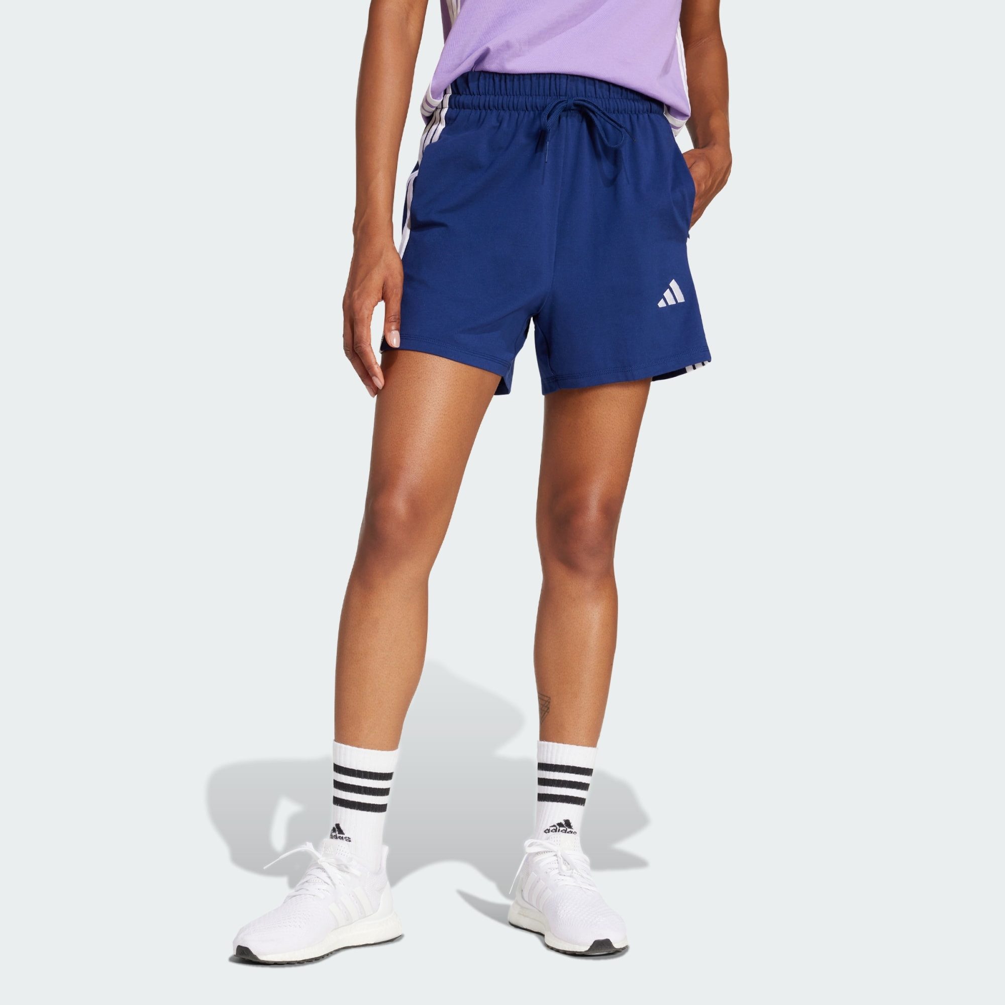 adidas Sportswear Shorts ESSENTIALS 3-STREIFEN COTTON günstig online kaufen