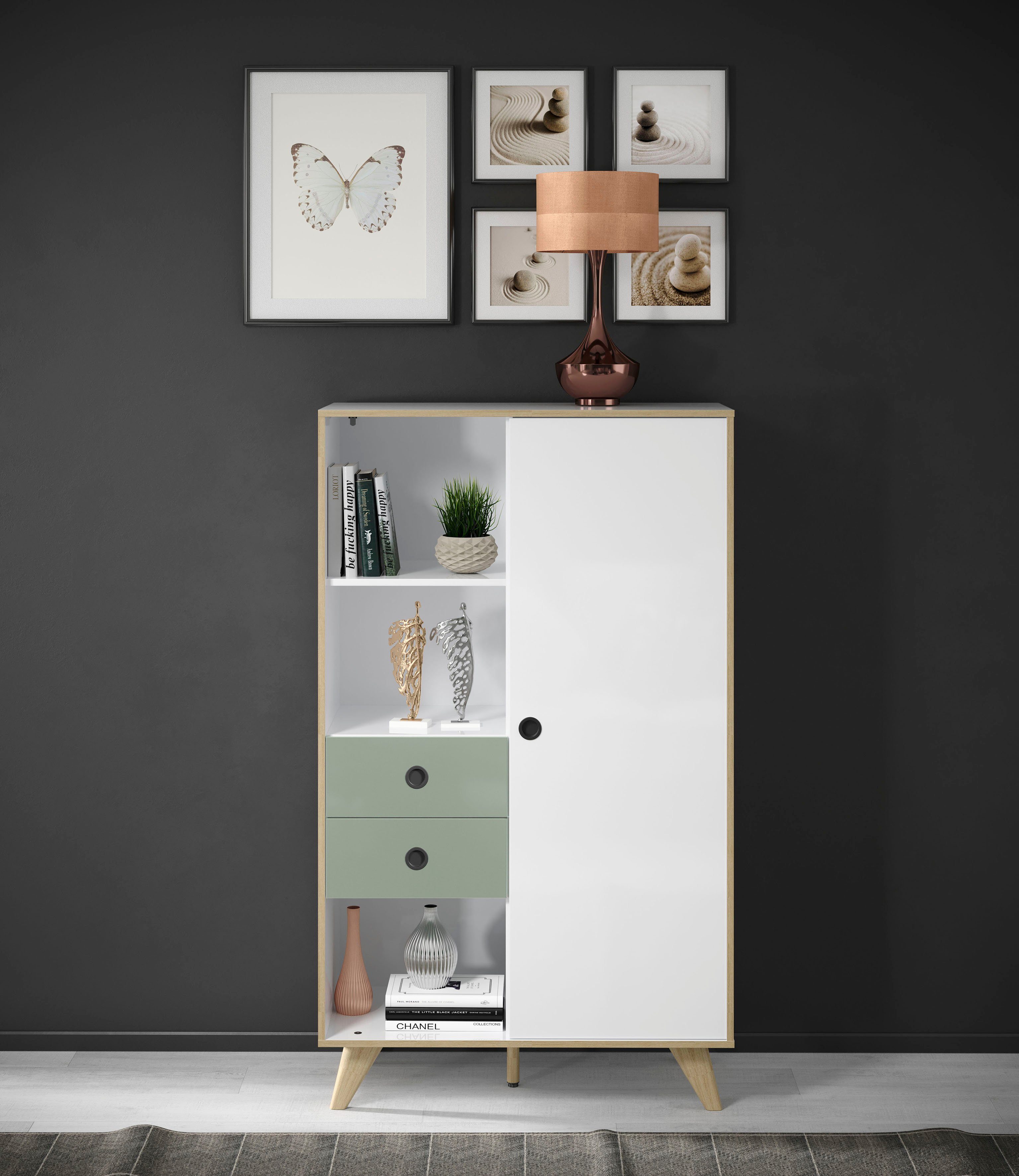 Modernes Standvitrine Adelaide Design INTER-FURN