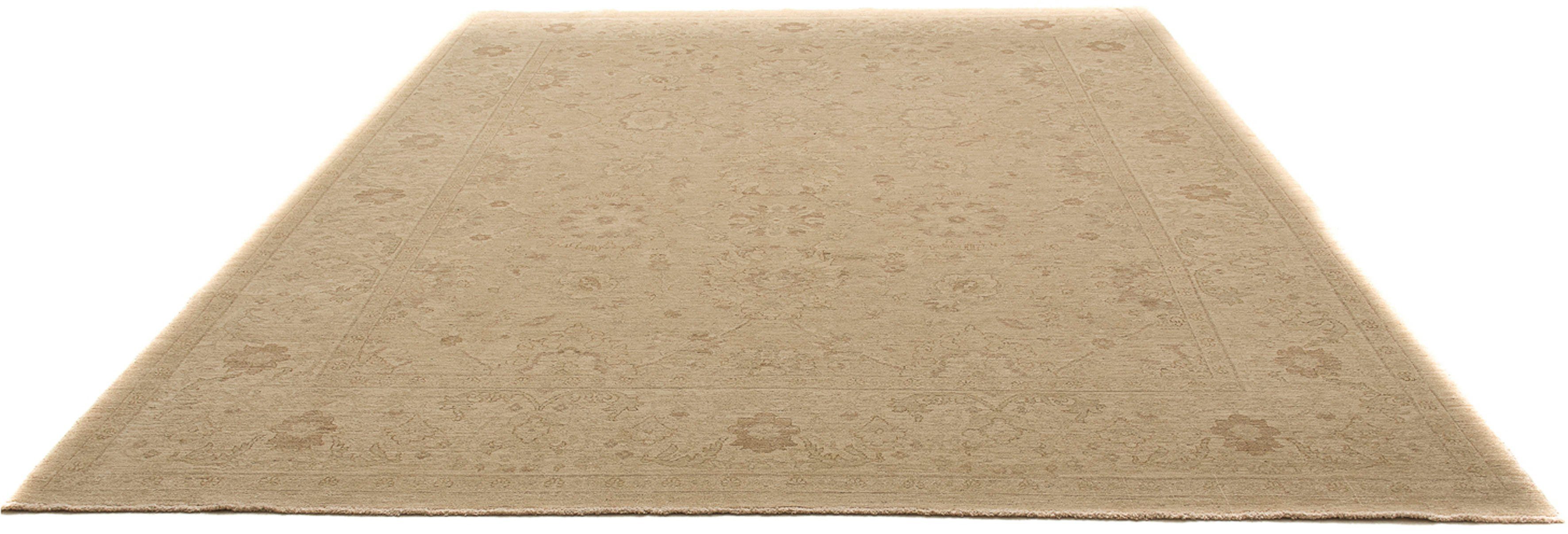 Orientteppich Ziegler - 304 x 253 cm - hellbraun, morgenland, rechteckig, Höhe: 6 mm, Wohnzimmer, Handgeknüpft, Einzelstück mit Zertifikat