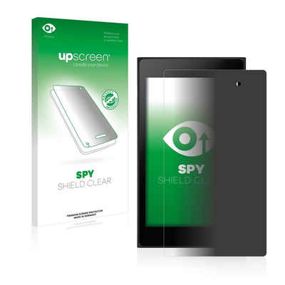 upscreen Blickschutzfolie für ASUS MeMo Pad 7 ME572C ME572CL LTE, Displayschutzfolie, Blaulichtfilter Privacy Folie Schutzfolie Sichtschutz klar Anti-Spy