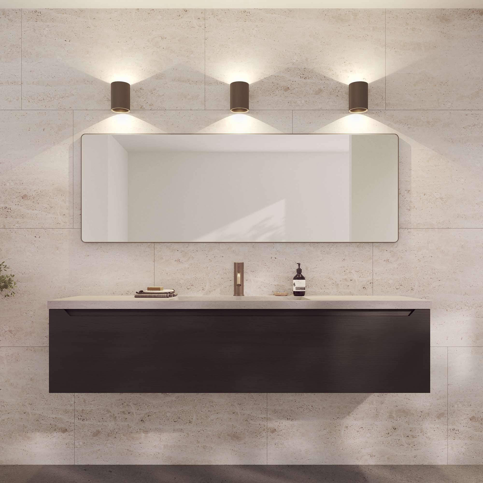Loevschall Wandleuchte Sekvens, Modern Wandlampe, Auf-/Ablicht, günstig online kaufen
