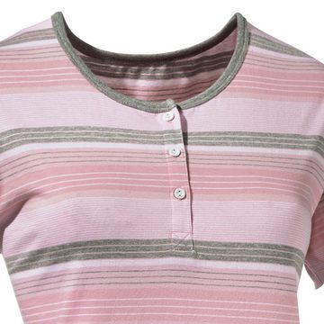 REDBEST Nachthemd Damen-Nachthemd Single-Jersey Streifen