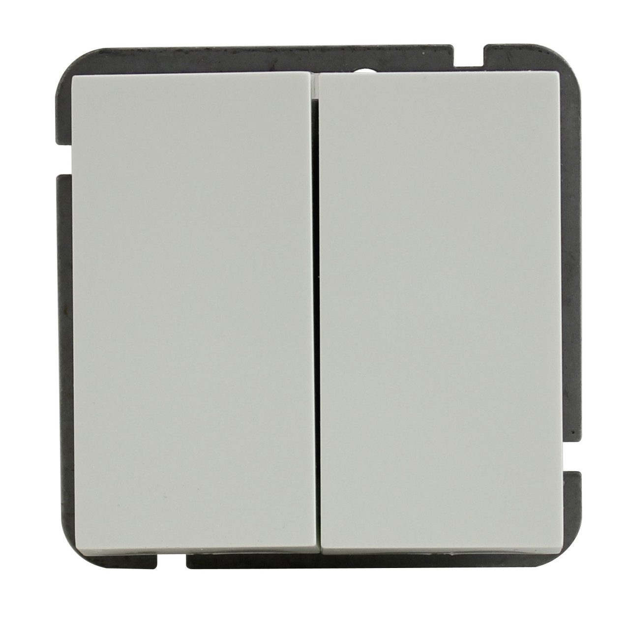 UNITEC Schalter Unitec Serienschalter Valencia mit Wippe alpinweiß