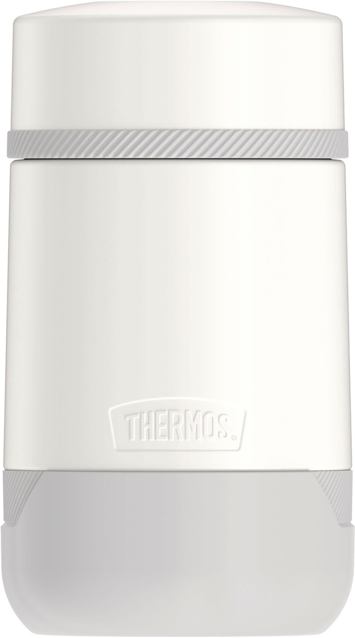 THERMOS Thermobehälter GUARDIAN snow mat Silikon, JAR, 500 ml Edelstahl, white FOOD (1-tlg)
