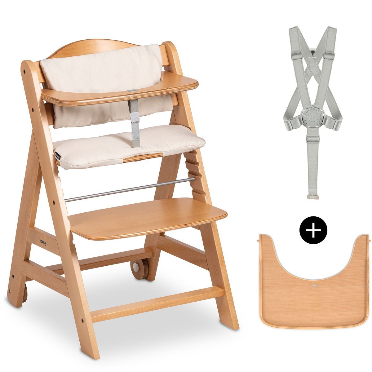 Hauck Hochstuhl Beta Plus - Natural, günstig online kaufen