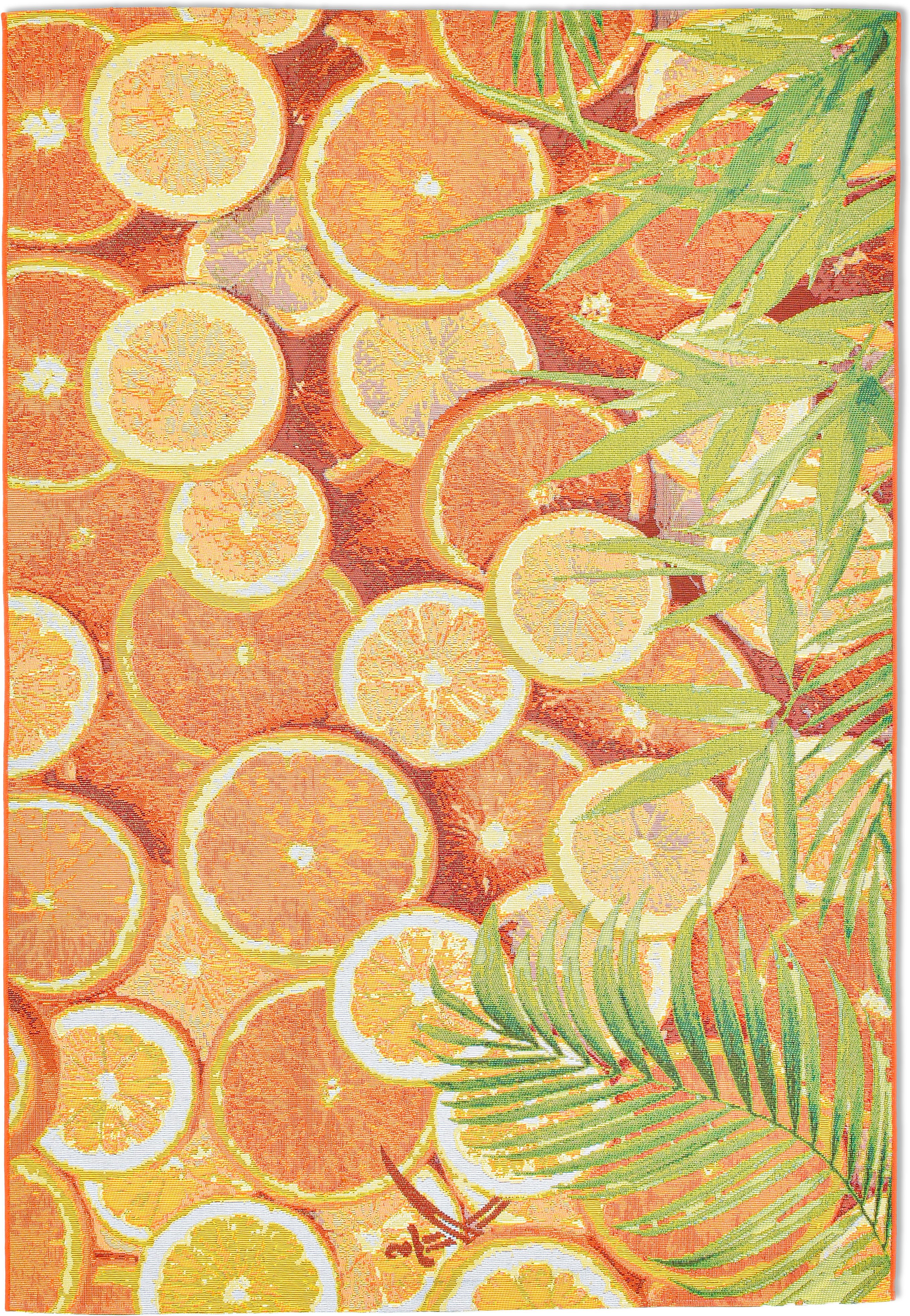 Sansibar Teppich Rantum Beach 001, rechteckig, Höhe: 5 mm, Flachgewebe, modernes Sommer Design, In- und Outdoor geeignet