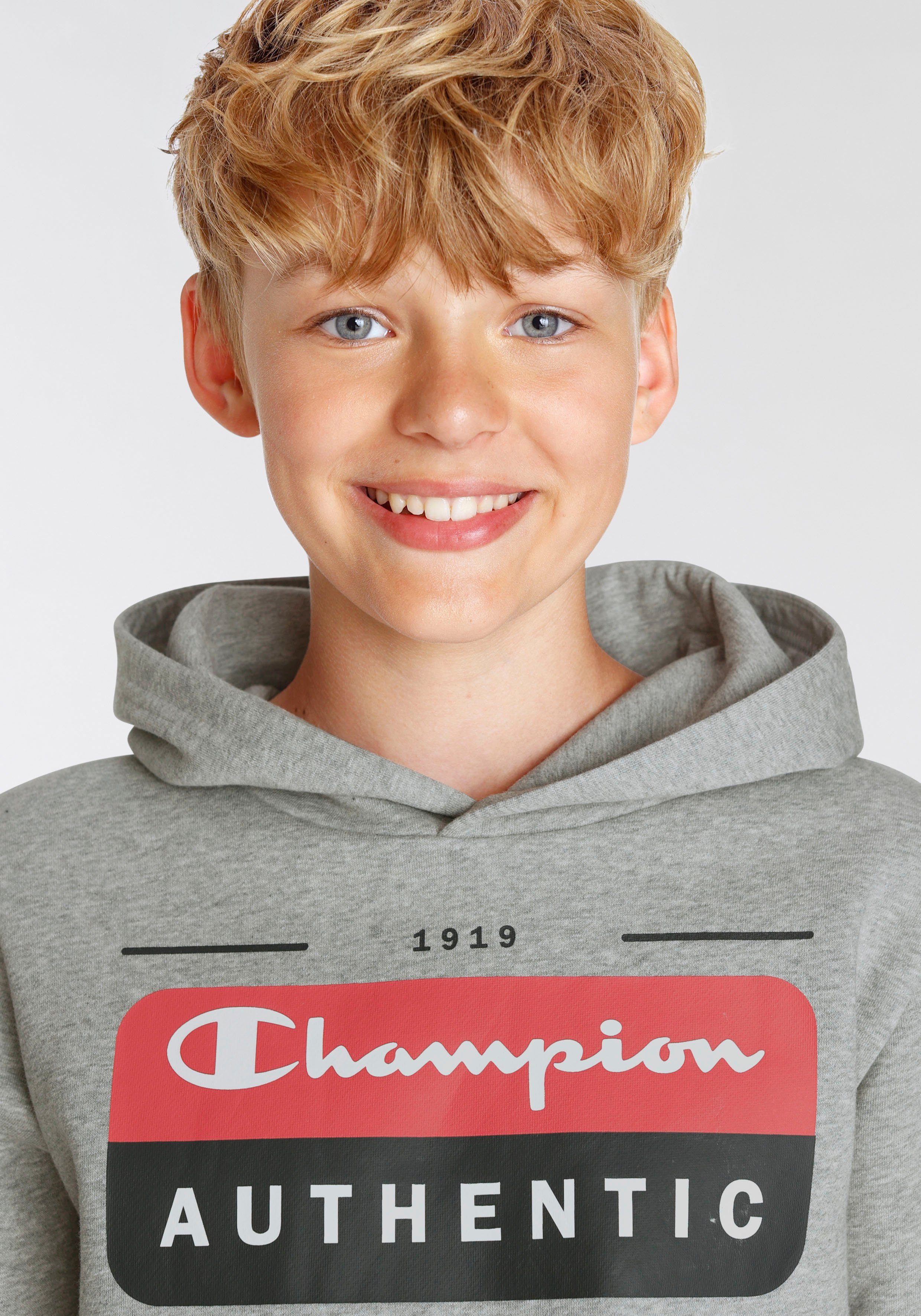 grau Sweatshirt Hooded Kinder Shop - Graphic Champion für Sweatshirt