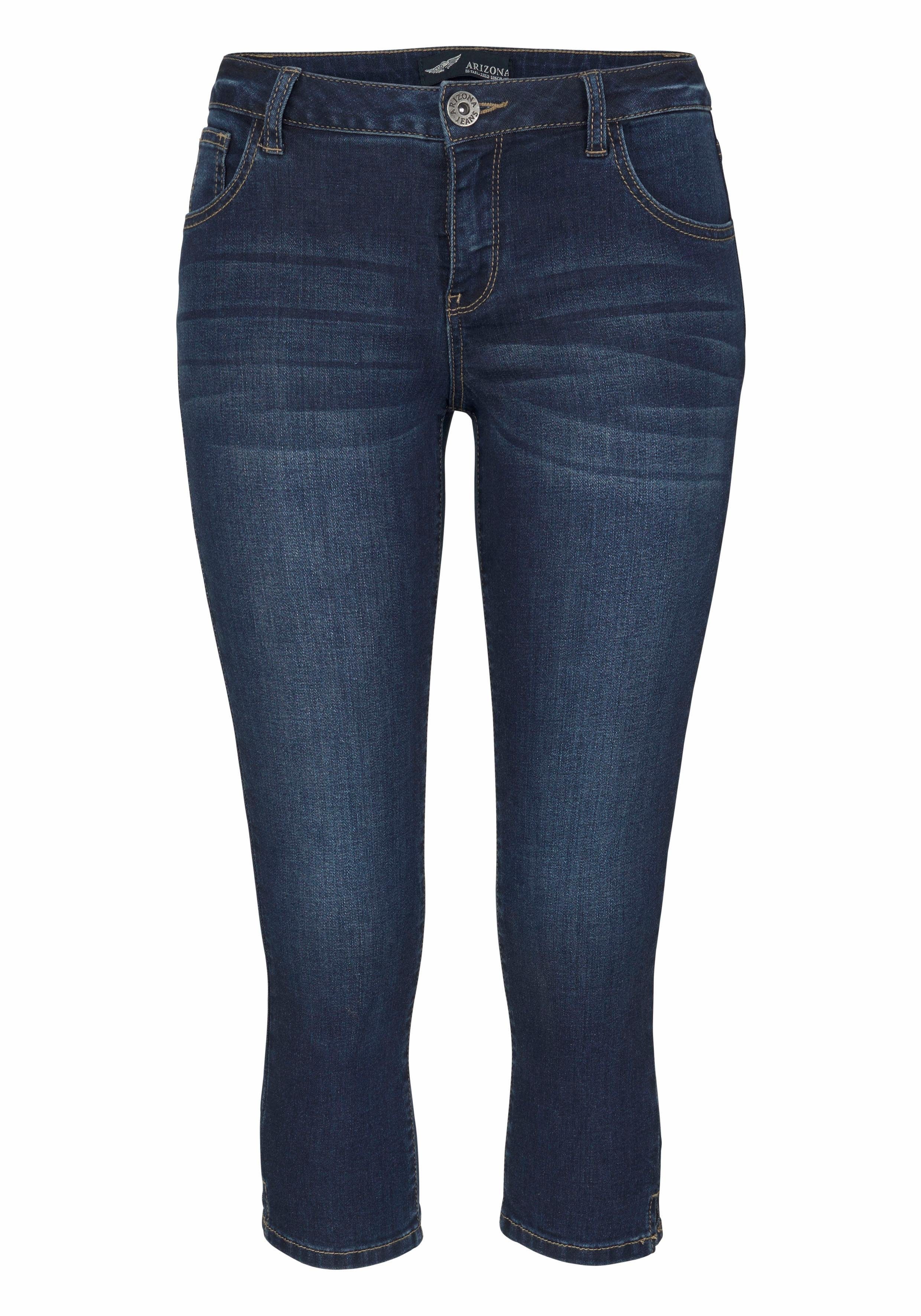 Arizona Caprijeans Ultra-Stretch extra-enger Schnitt, modischer Beinabschluss mit Schlitz – Bild 5 von 5