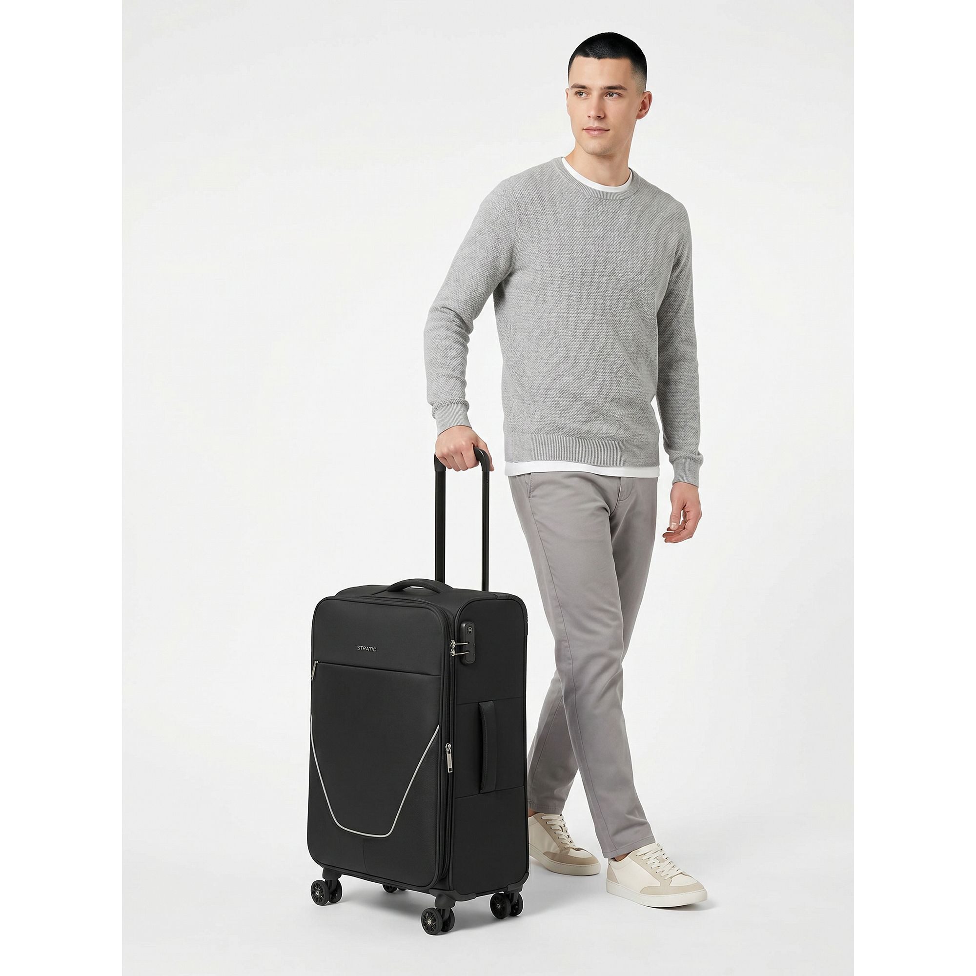 Stratic Weichgepäck-Trolley taska, 4 Rollen, Polyester