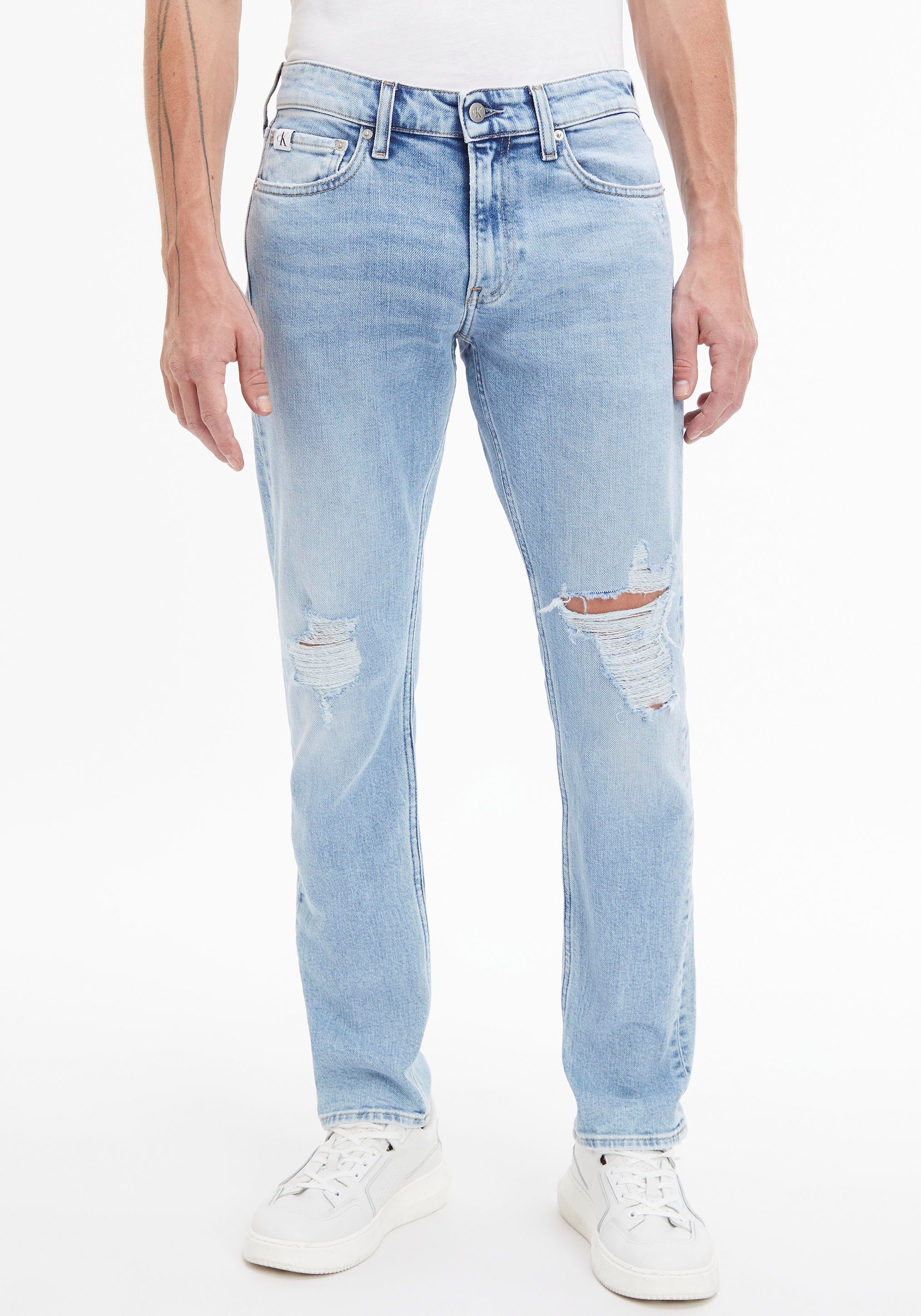 Calvin Klein Jeans Slim-fit-Jeans in 5-Pocket-Form Denim Light