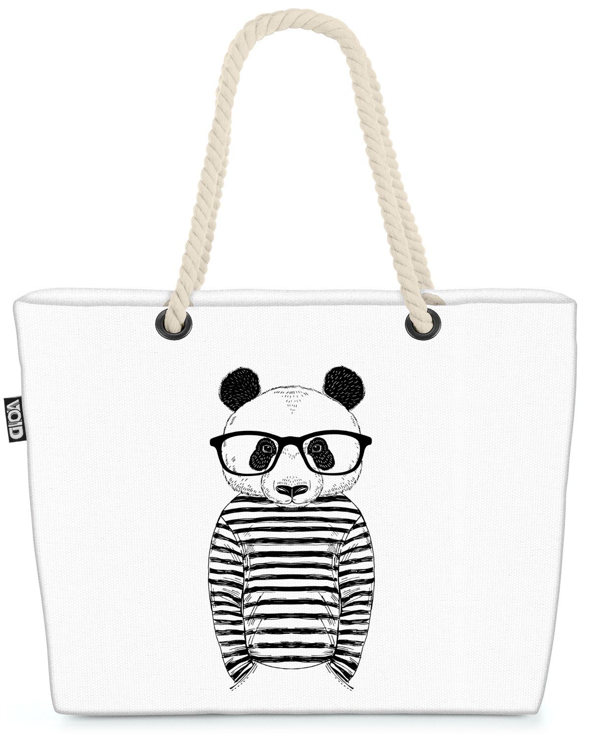 VOID Strandtasche skandinavisch Smart Brille (1-tlg), Tiere Panda Ca Smart nordisch Brille Panda