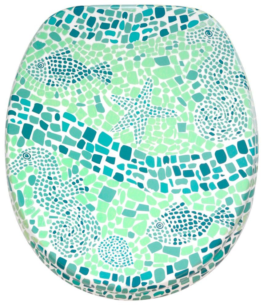 WC-Sitz Mosaic World Green