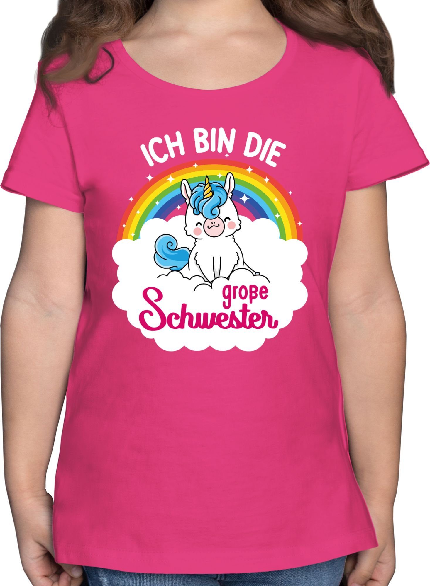 T-Shirt Ich bin die große Schwester - Einhorn