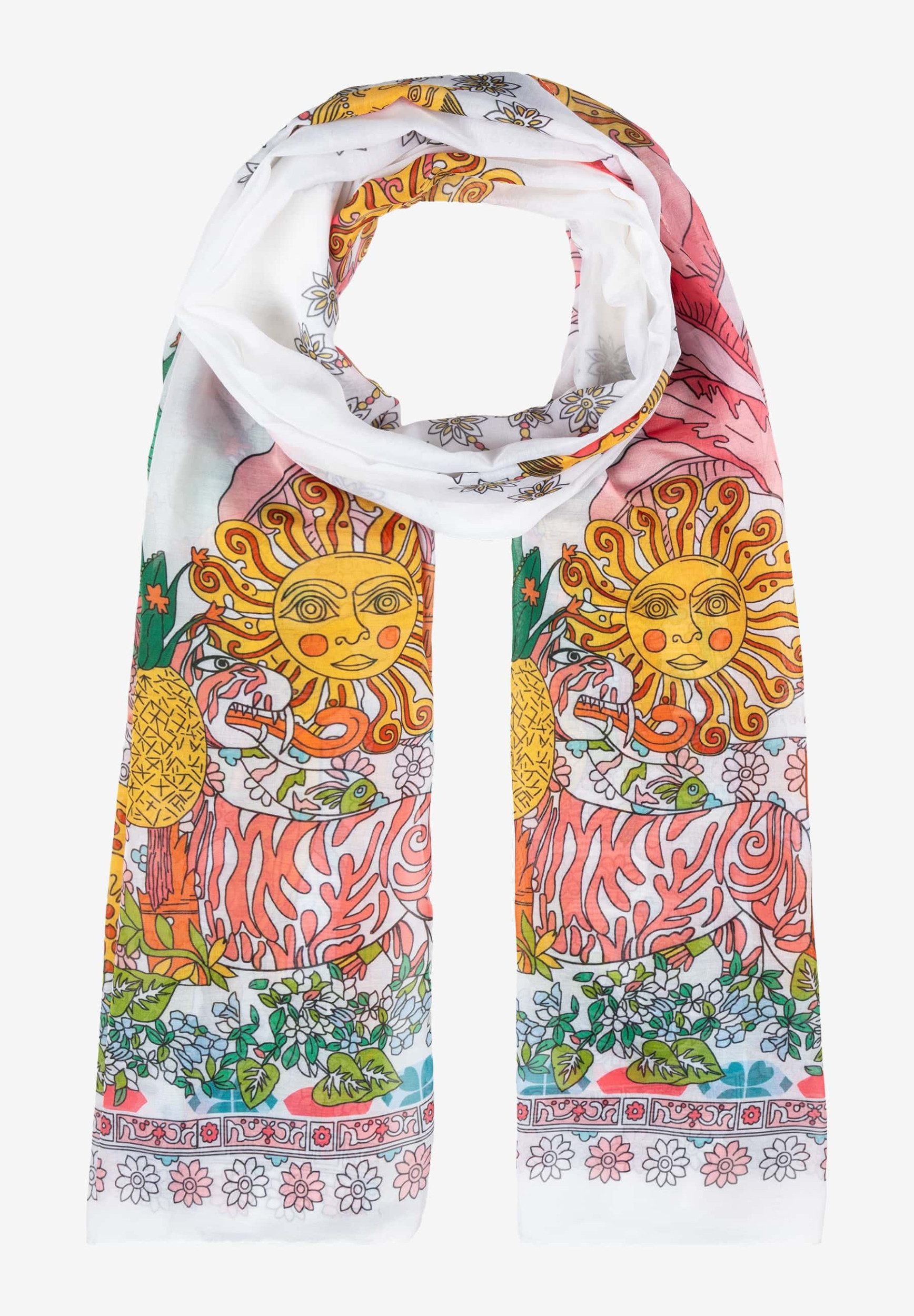MORE&MORE Schal Printed Scarf