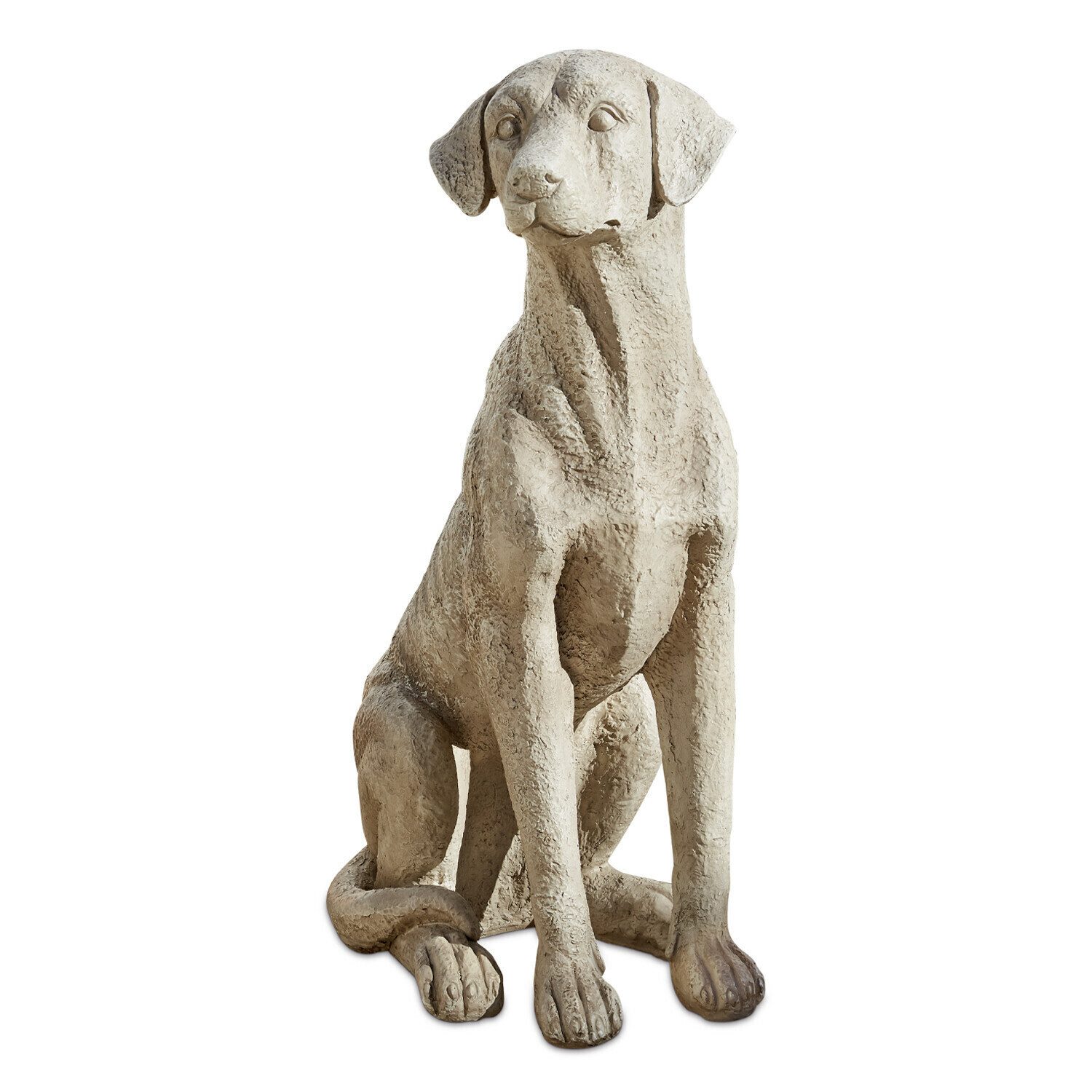 Mirabeau Dekofigur Deko-Hund Elliot antikweiß