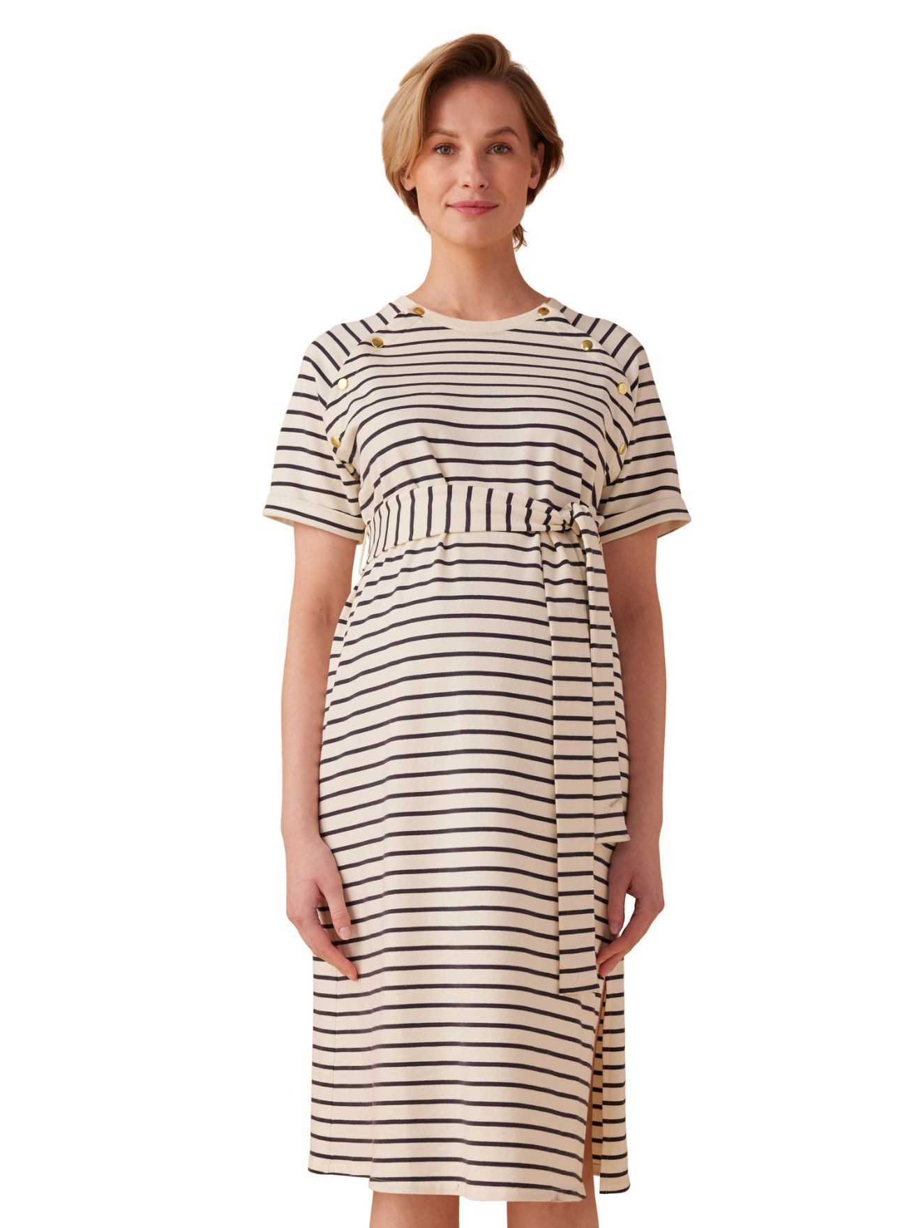 Envie de Fraise Maxikleid Sweatkleid für Schwangerschaft & Stillzeit