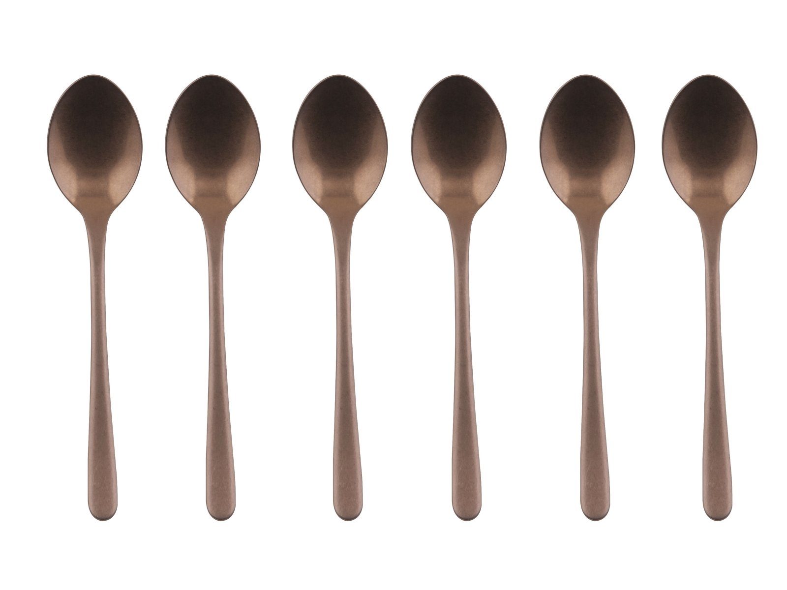 sambonet Besteck-Set Taste Vintage Edelst./PVD Kupfer Set 6 Mokkalöffel, Edelstahl rostfrei, Besteck-Sets