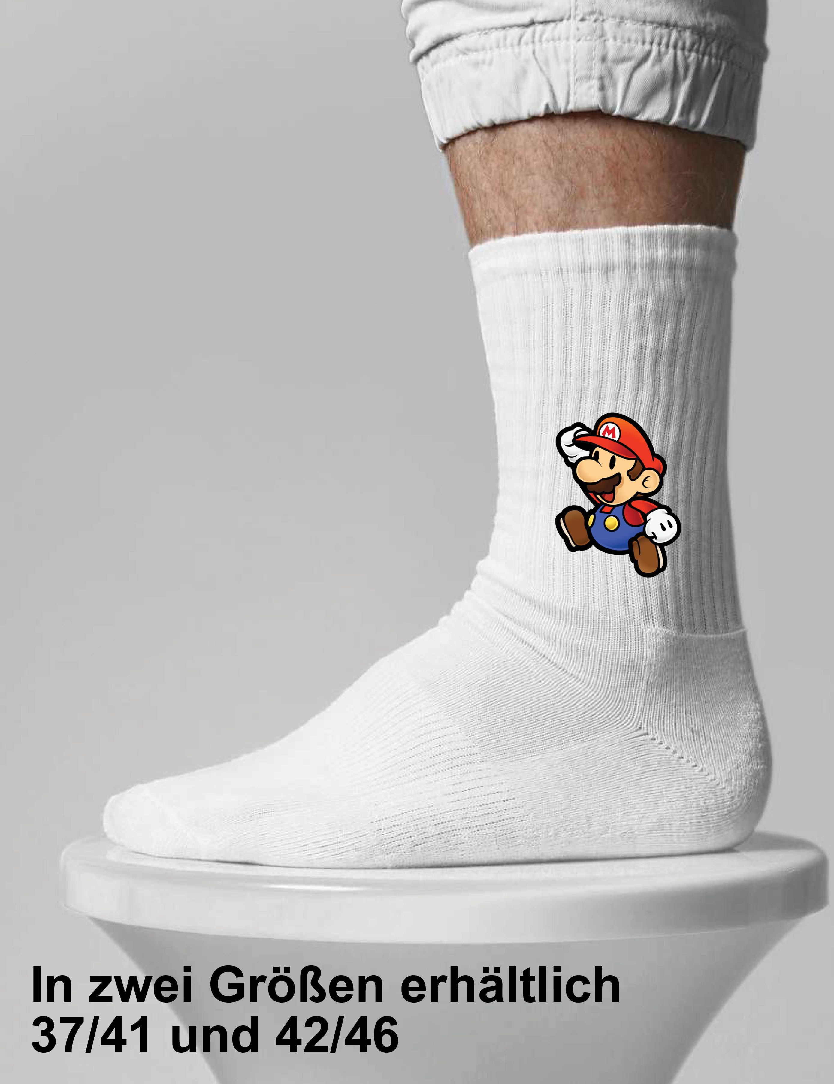 Youth Designz Tennissocken Mario Unisex Socken Geschenk mit verstärkter Ver günstig online kaufen