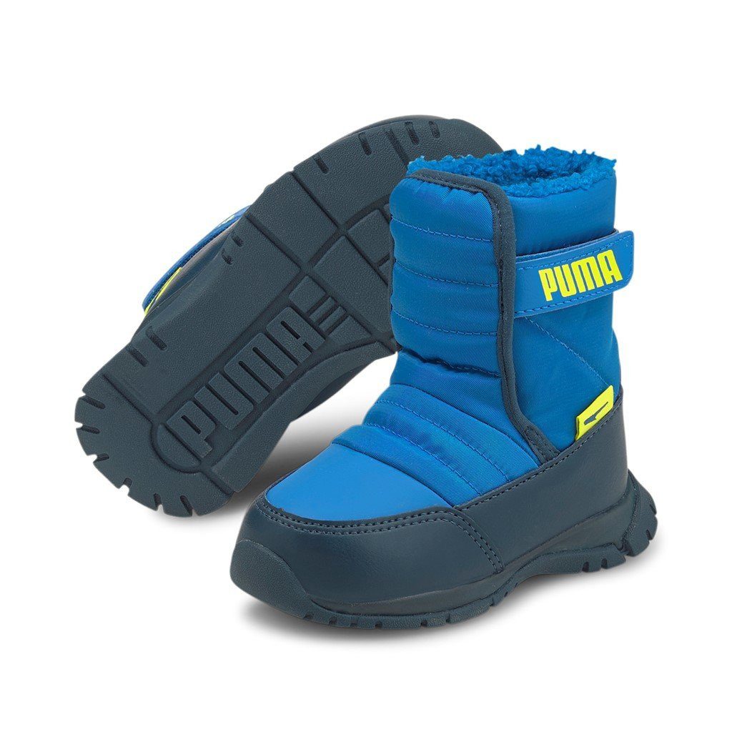 PUMA Winterstiefel Nieve (wasserabweisend/gefüttert) blau Kleinkinder Sneaker