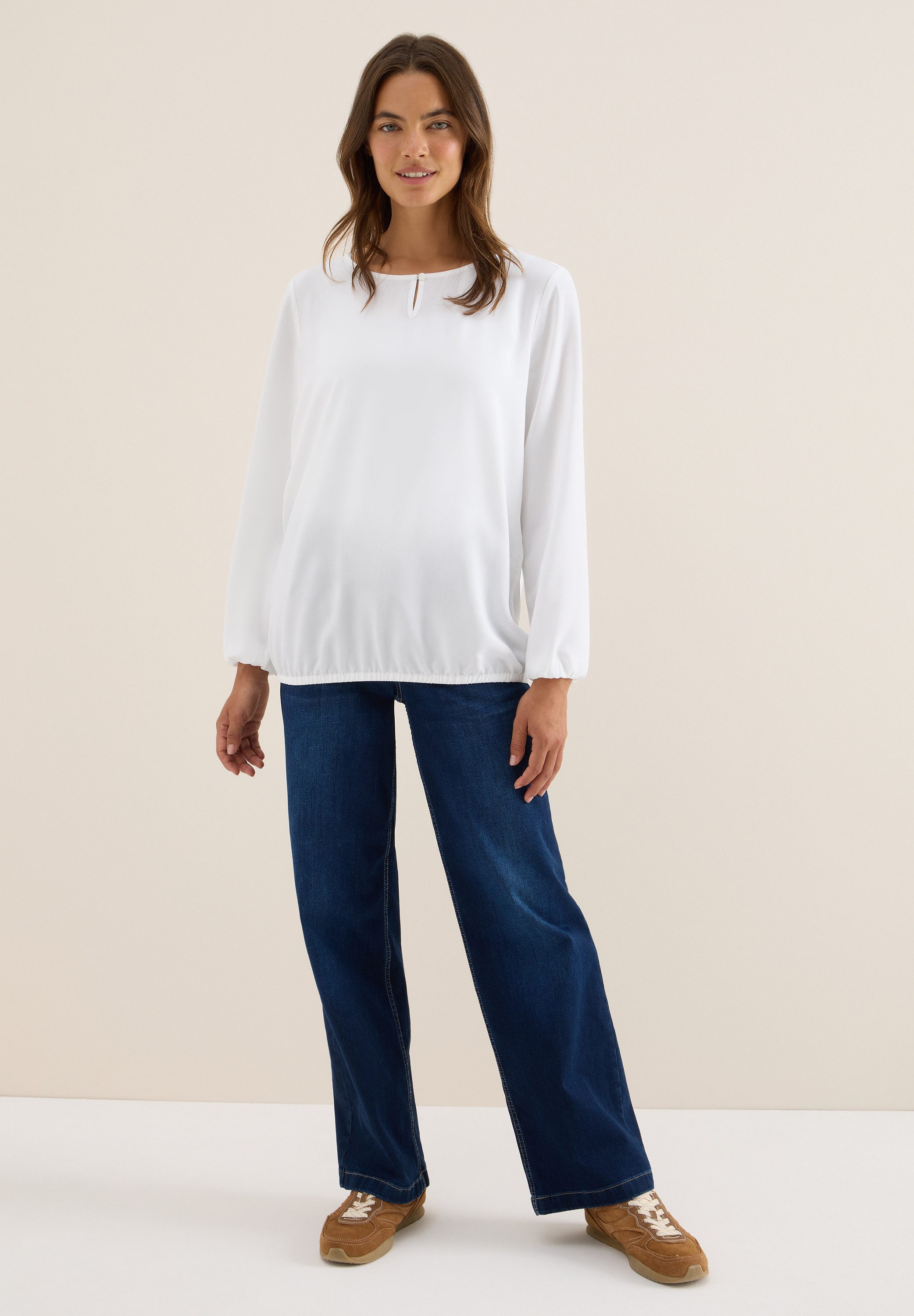 CECIL Langarmbluse aus softer Viskose