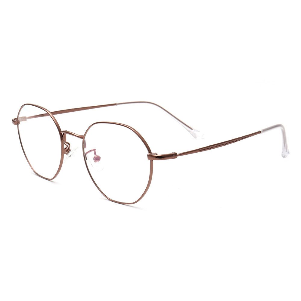 PACIEA Lesebrille Metall Polygonal Blaulichtfilter Damen