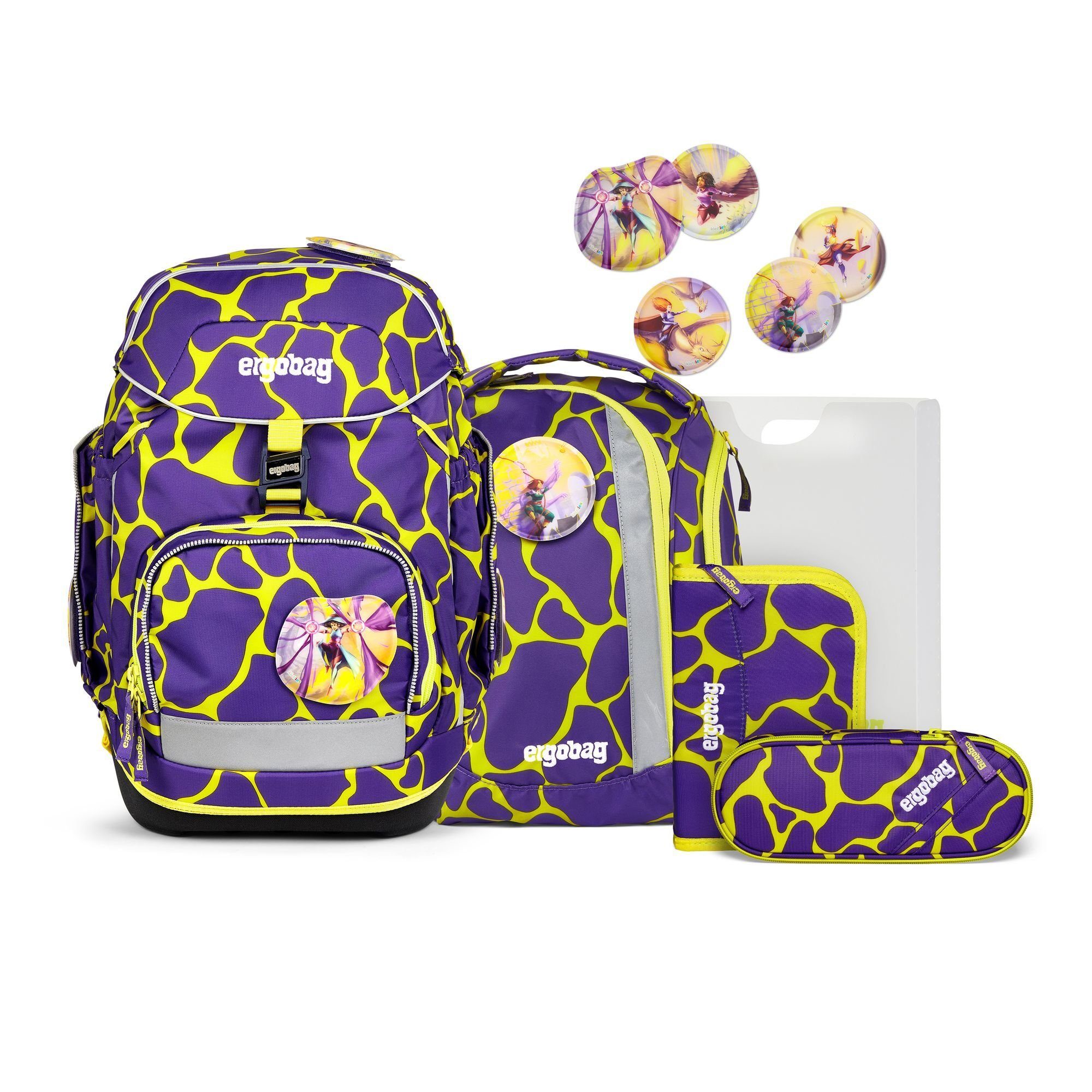 ergobag Schulranzen Pack (6-tlg), PET