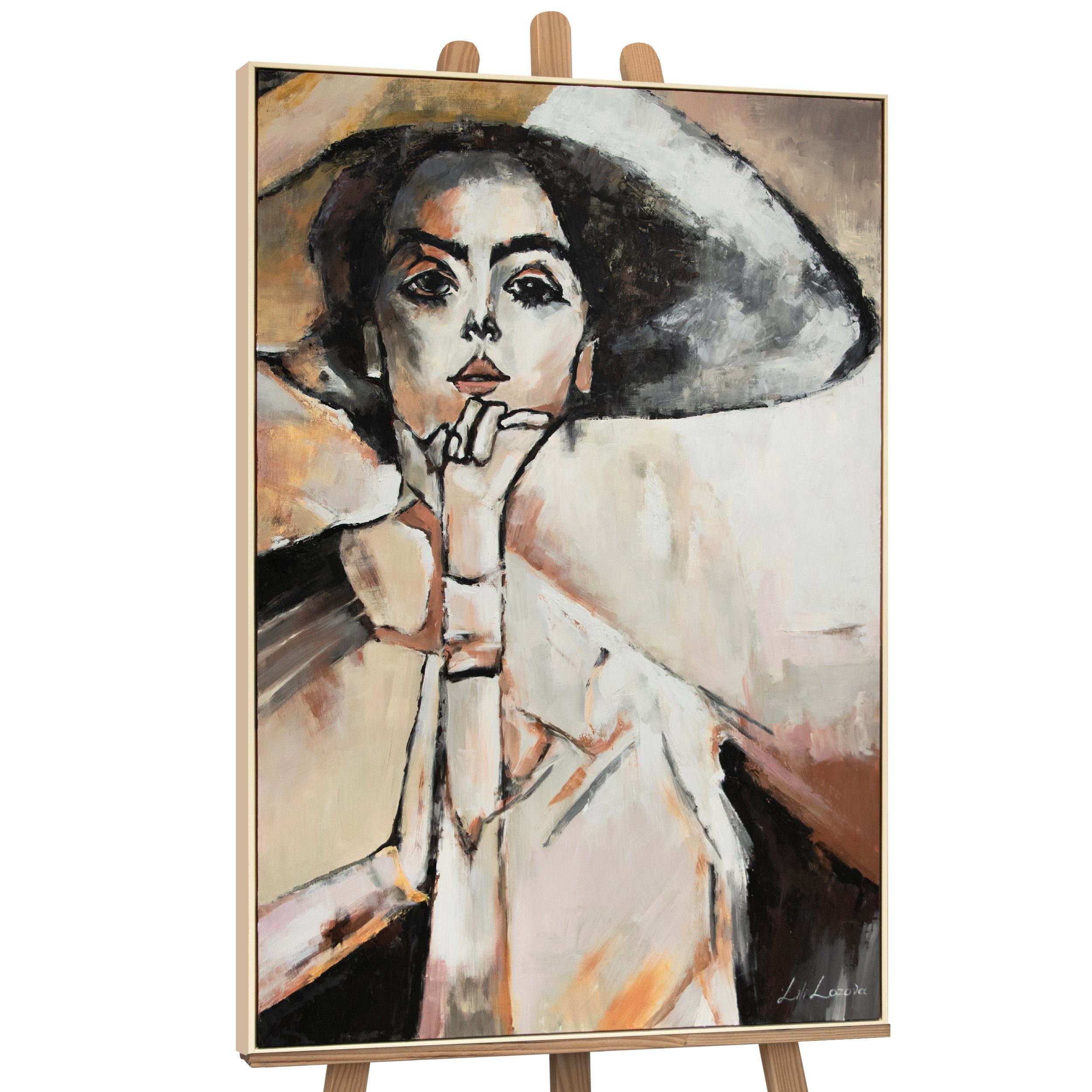 YS-Art Gemälde Elisabeth, Leinwandbild Abstrakte Frau günstig online kaufen
