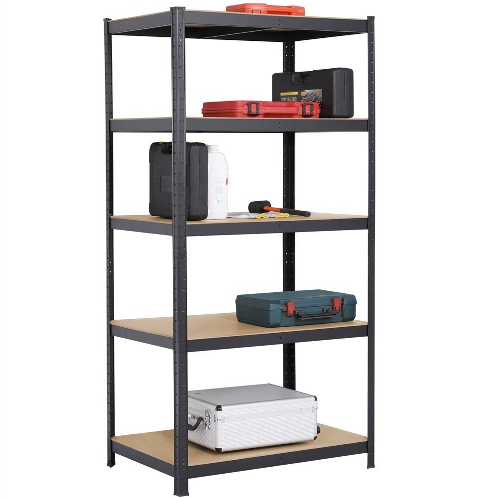 Yaheetech Schwerlastregal Lagerregal 5 Böden, Kellerregal Standregal Max. B günstig online kaufen