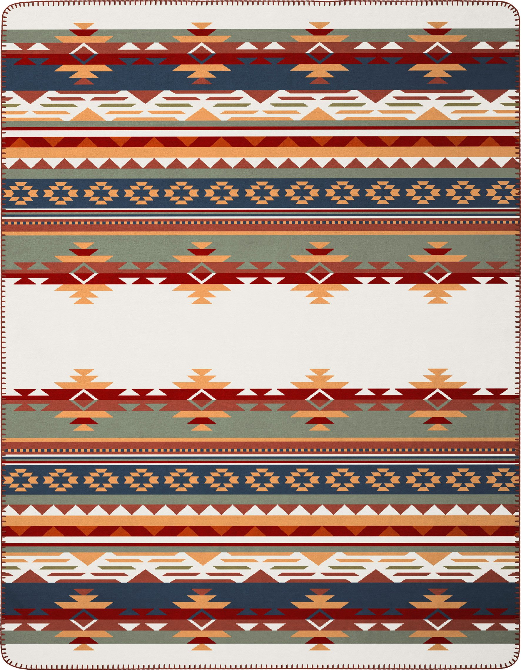 Wohndecke Pueblo, Ethno-Decke in 150x200 cm, günstig online kaufen