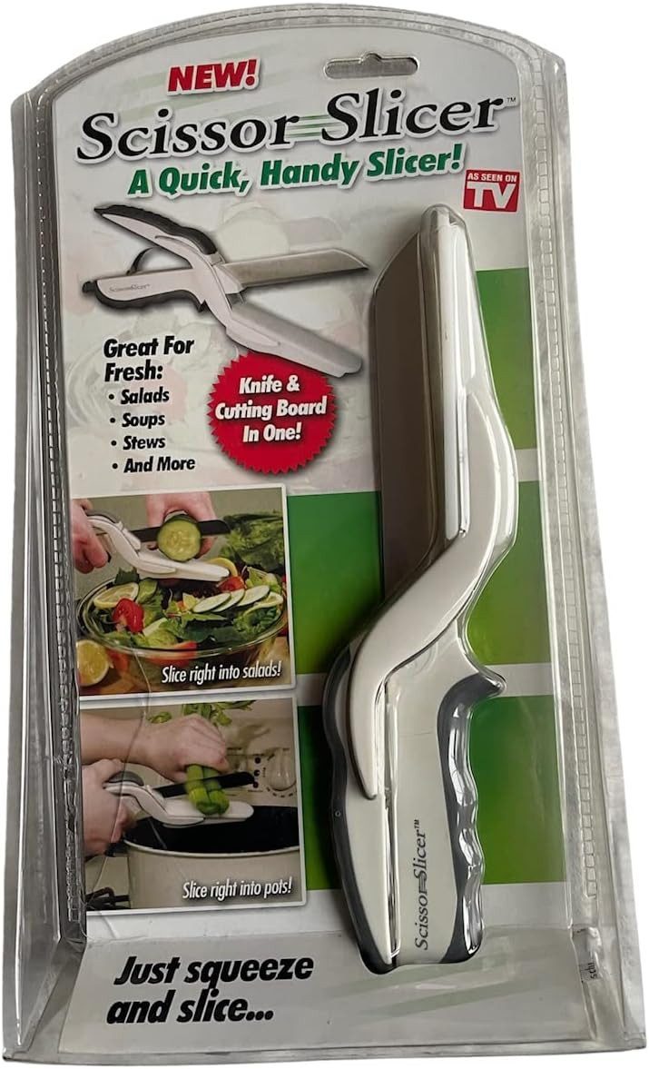 Yellow Design Gemüse-Scheibenschneider Scissor Slicer - Küchenschneider, (1-tlg)