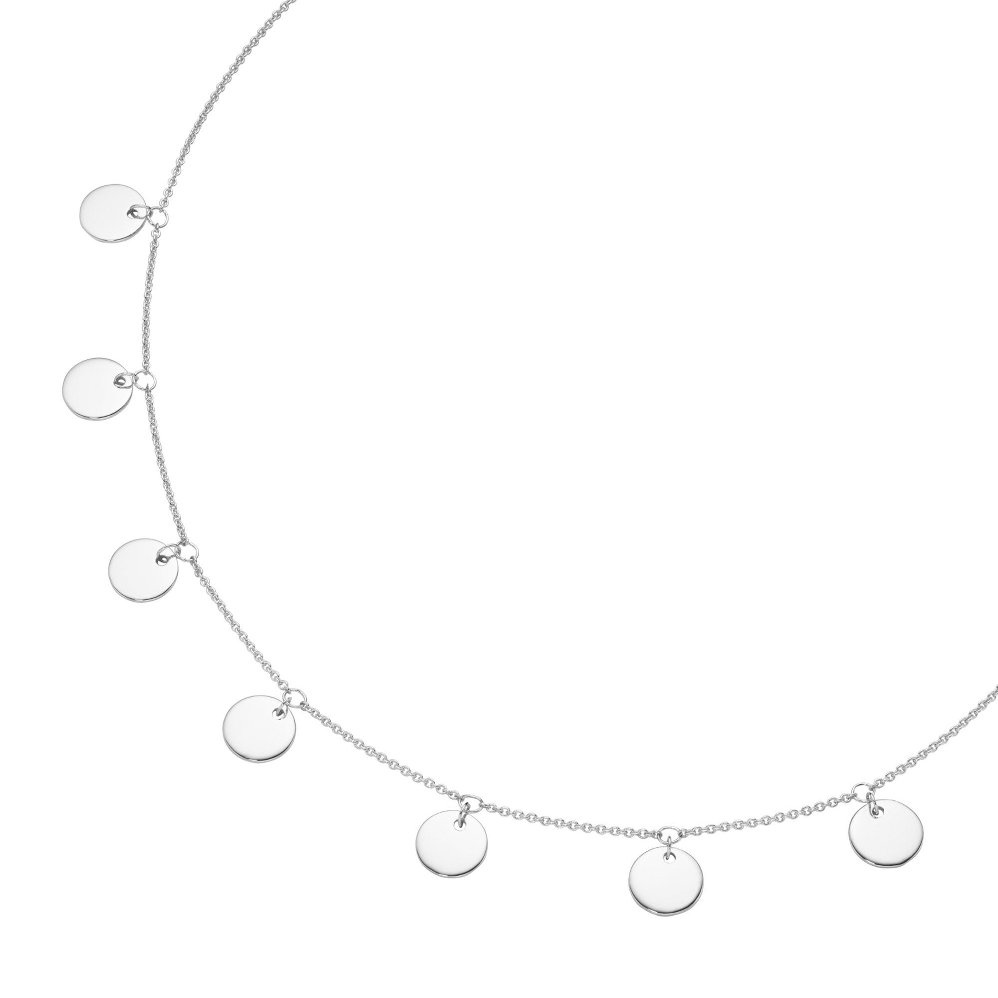 Smart Jewel Collier Plättchen, Silber 925 günstig online kaufen