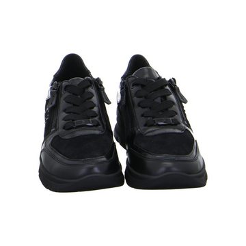 Ara Neapel - Damen Schuhe Sneaker Schnürer Materialmix schwarz