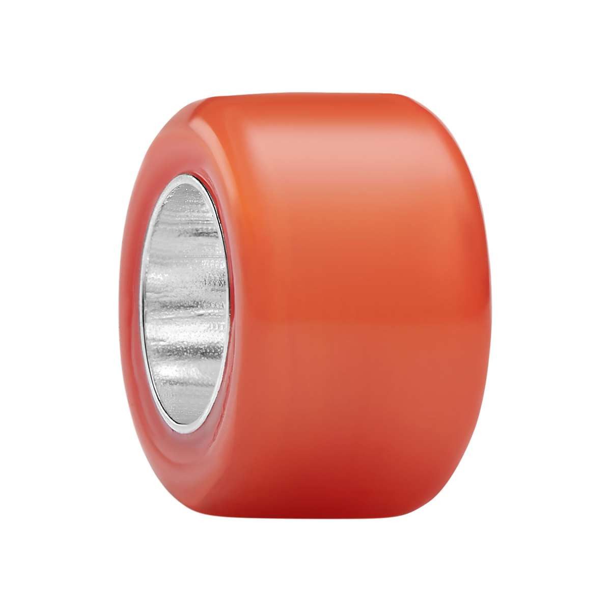 Pandora Bead 794773C04, Mini Silber Orangefarbenes Muranoglas