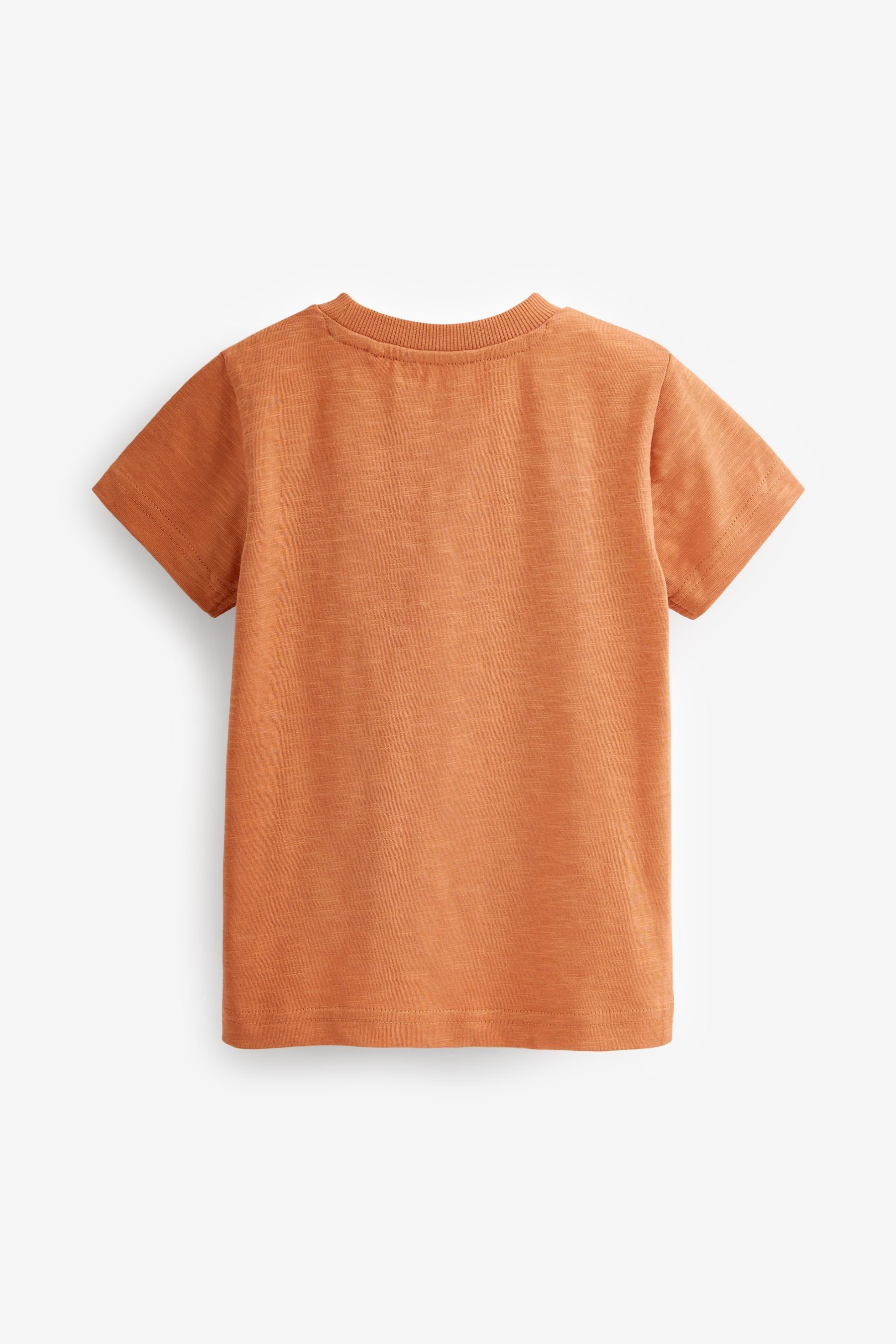 T-Shirt (4-tlg) Monochrome Next Figurenmotiv, T-Shirts mit Kurzärmelige 4er-Pack