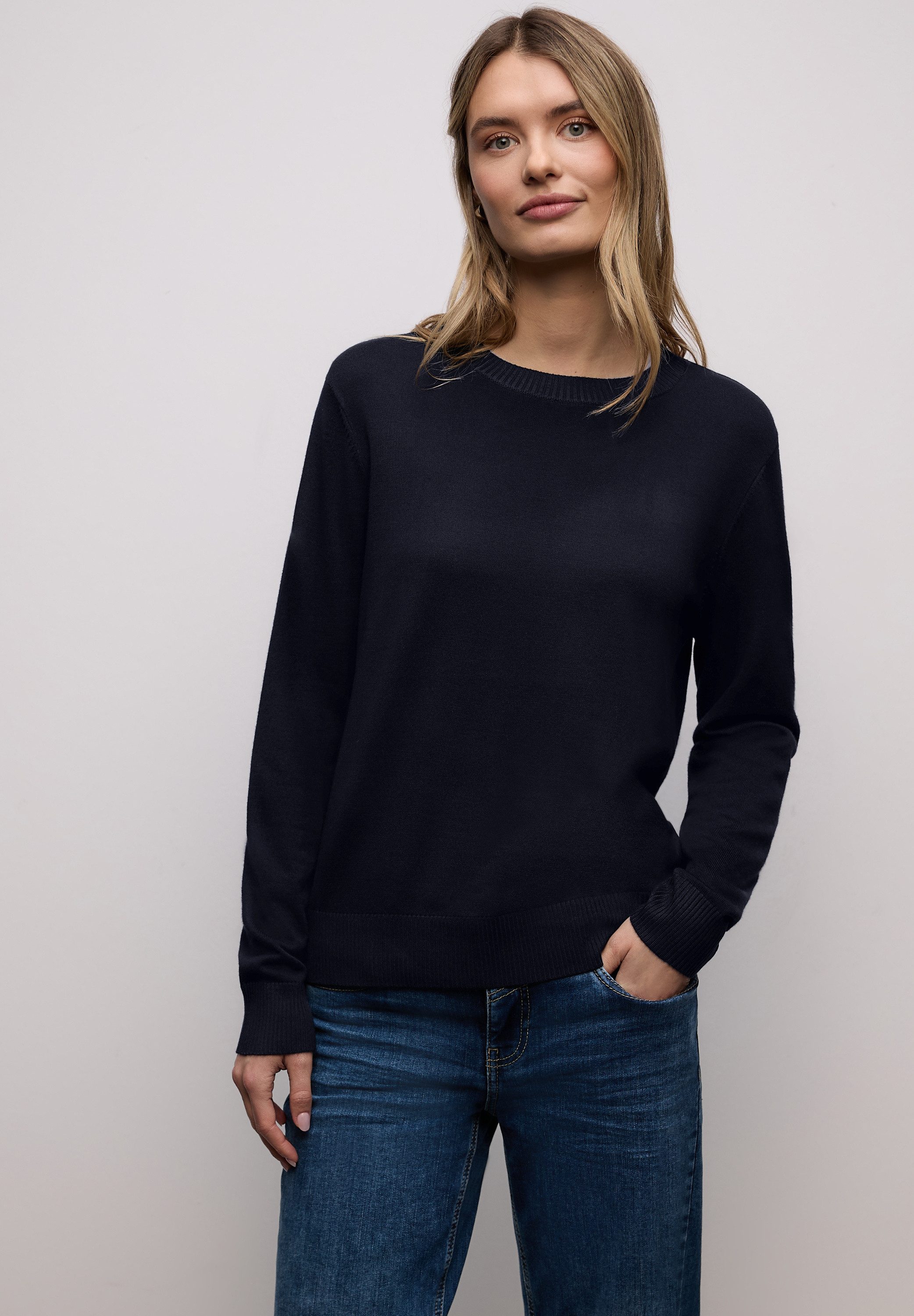 STREET ONE Strickpullover aus Viskosemix