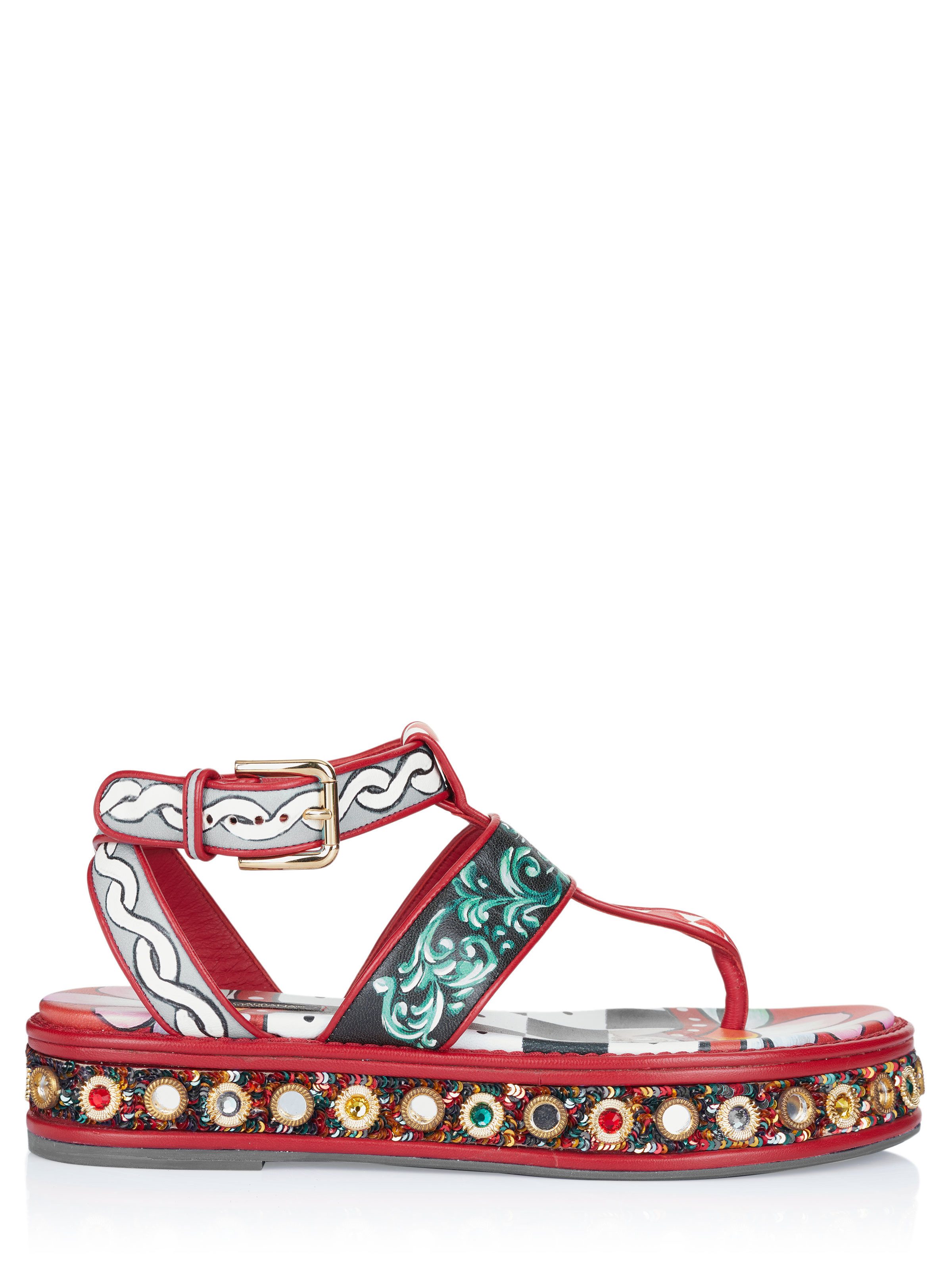 DOLCE & GABBANA Dolce & Gabbana sandal red Sandale
