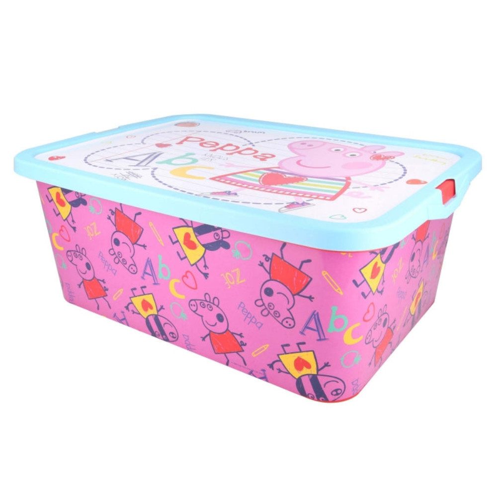 Tinisu Aufbewahrungsbox Peppa Pig Aufbewahrungsbox Store Box - 13 Liter Peppa Wutz