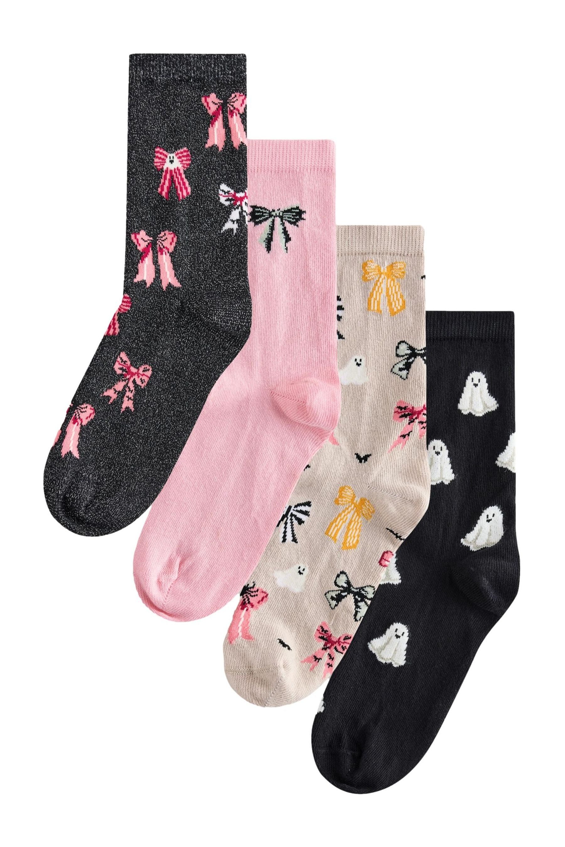 Next Kurzsocken 4er-Pack Söckchen, Halloween (4-Paar)