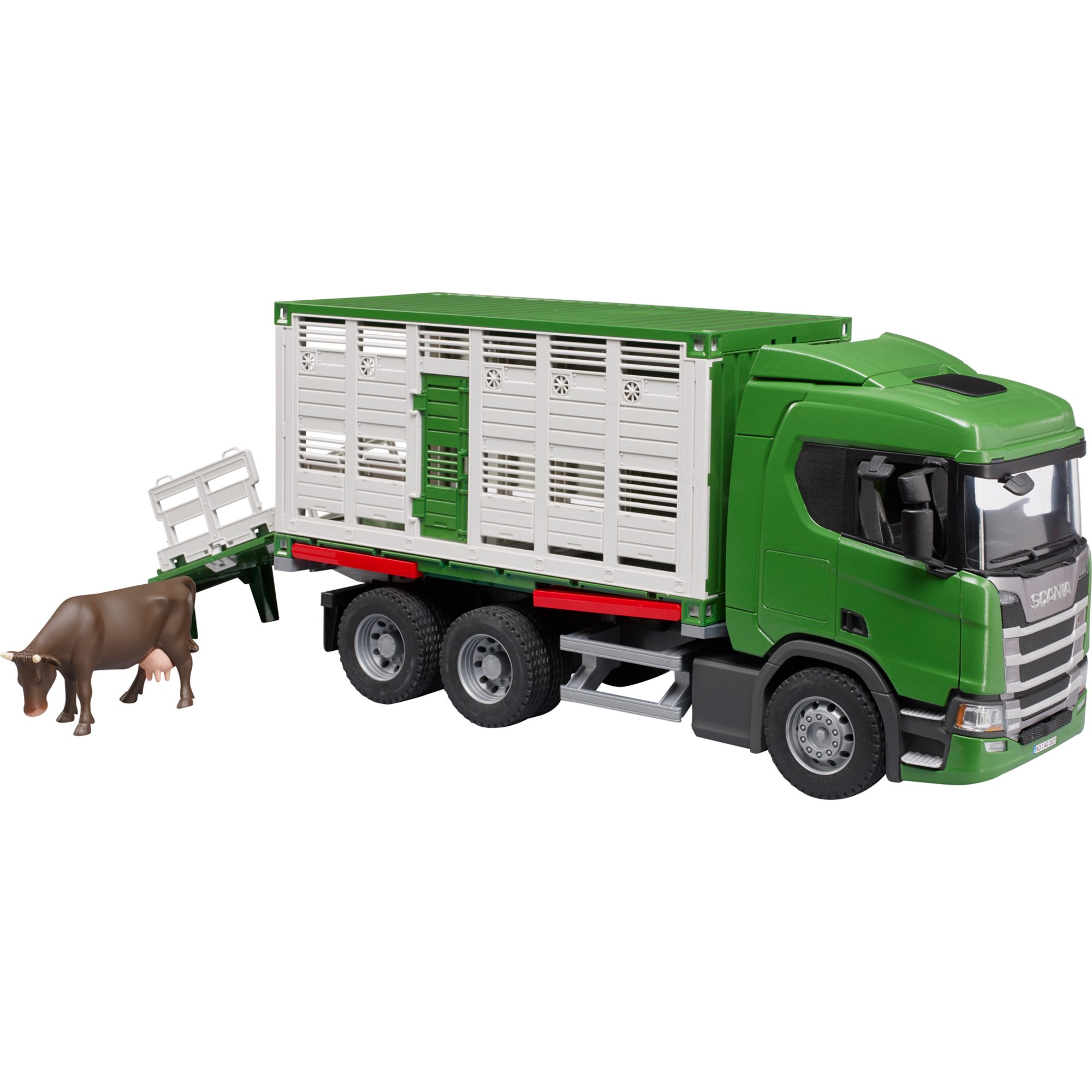 Bruder® Spielzeug-Baumaschine bruder Scania Super 560R Tiertransport-LKW, Modellfahrzeug, (inkl. 1