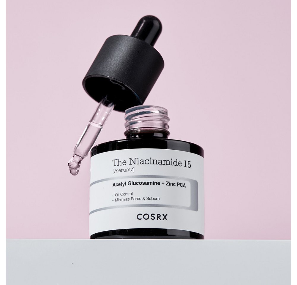 Cosrx Gesichtsserum THE NIACINAMIDE 15 SERUM, hochkonzentriertes Serum zur Hautverbesserung bei Hautunreinheiten