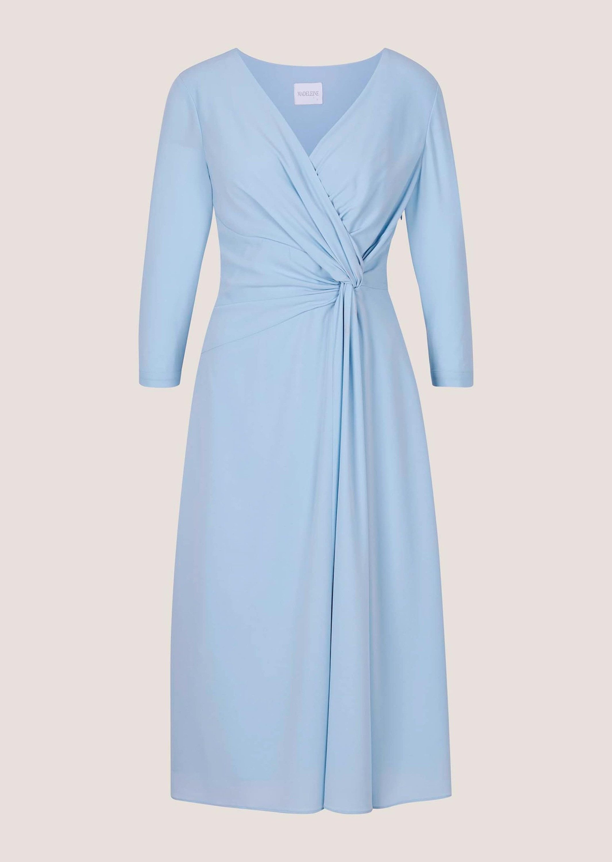 Midikleid Midikleid mit eleganter Drapierung