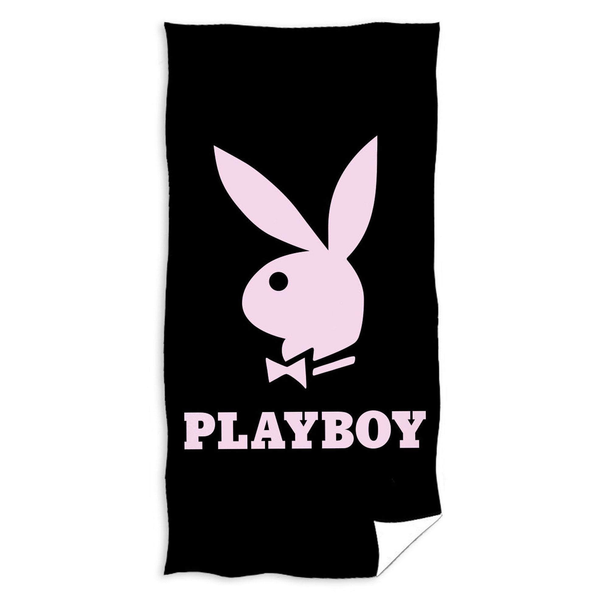 BERONAGE Strandtücher Playboy Badetuch Bunny 70x140 cm, 100% Baumwolle (1-St), Frottee in Velours-Qualität