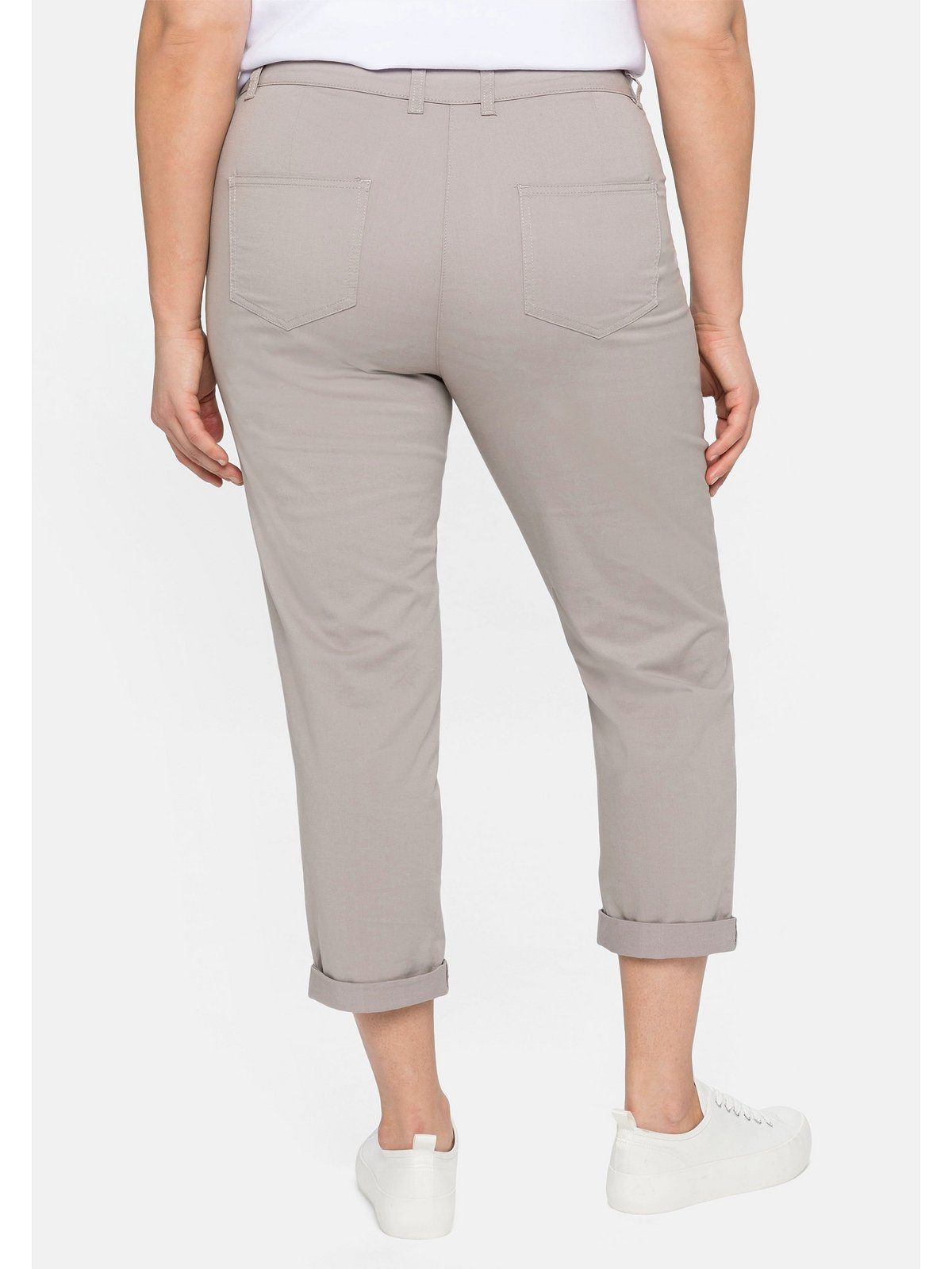 Sheego 7/8-Hose Große Größen in Baumwoll-Stretch-Qualität