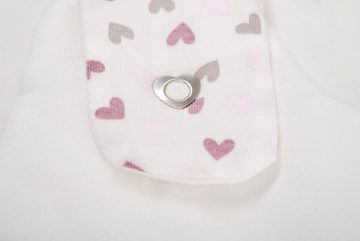 Träumeland Babyschlafsack Außenschlafsack Herz rosa (1 tlg)