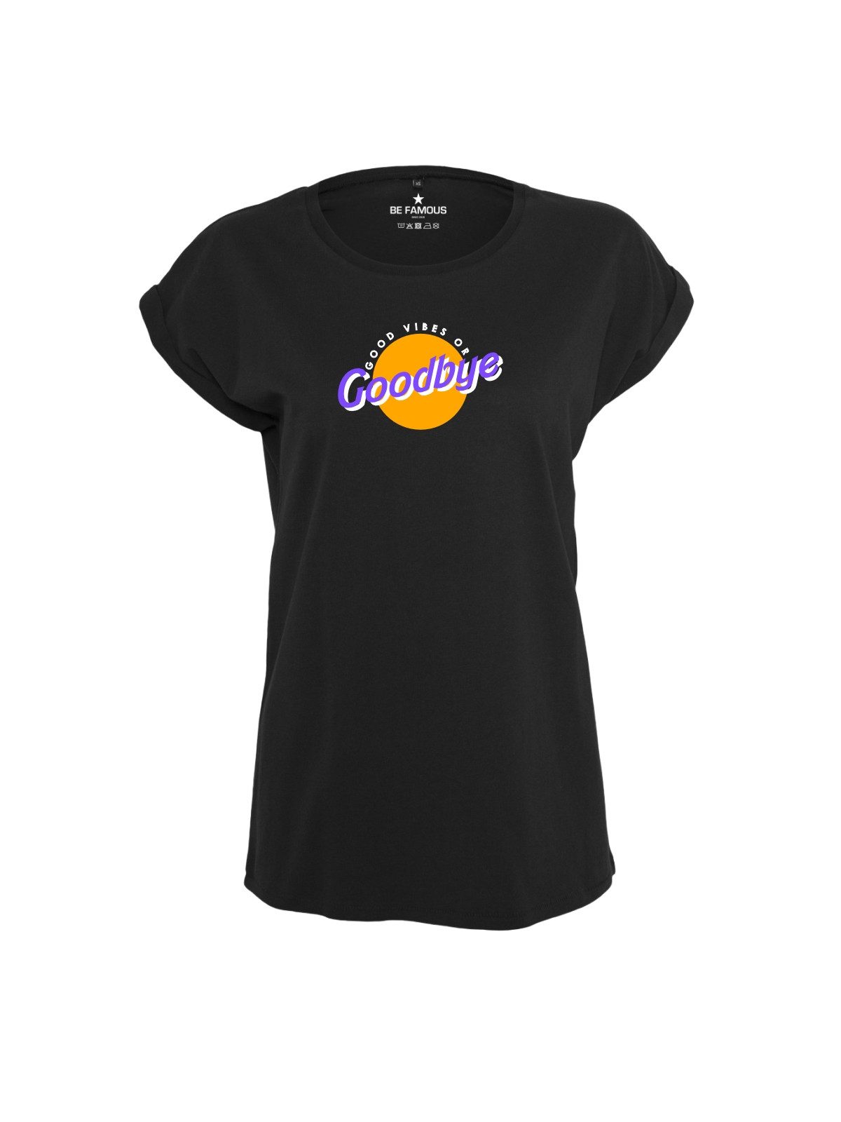 Be Famous Print-Shirt Classic Roll Up GOGOBEY (1-tlg., keine)