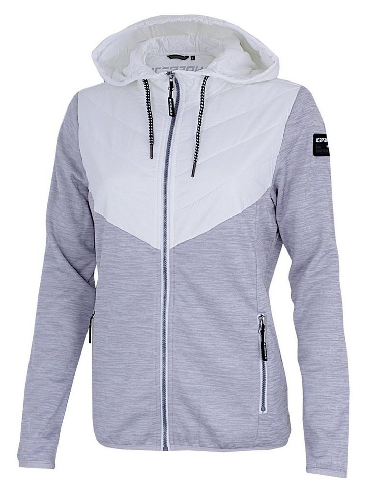 Kapuzensweatjacke Innenseite Icepeak mit Fleecefutter Piperton Midlayer